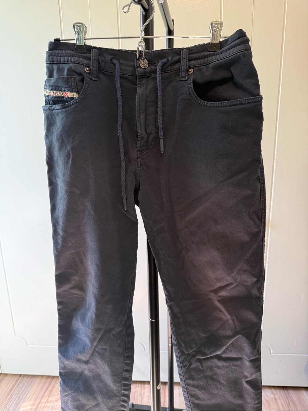 Slim Drawstring Men's Jeans -Diesel